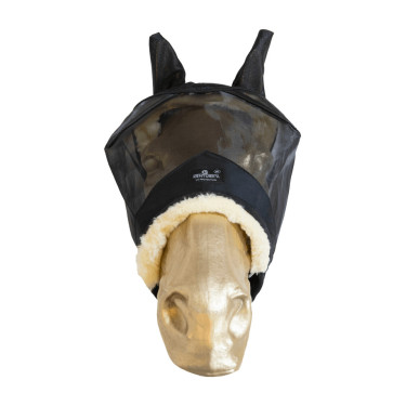 Masques anti-mouches Kentucky Skin Friendly avec oreilles Noir