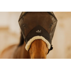 Masques anti-mouches Kentucky Skin Friendly avec oreilles Noir