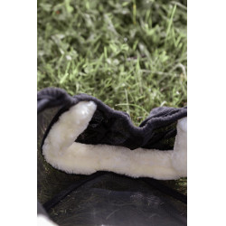 Masques anti-mouches Kentucky Skin Friendly avec oreilles Noir