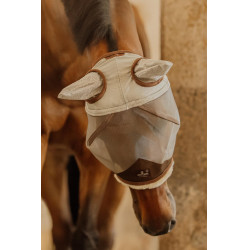 Masques anti-mouches Kentucky Skin Friendly avec oreilles Argent