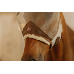 Masques anti-mouches Kentucky Skin Friendly avec oreilles Argent