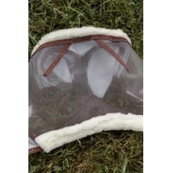 Masques anti-mouches Kentucky Skin Friendly avec oreilles Argent