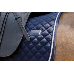 Tapis de selle Kentucky Diamond Rope Dressage Marine Bleu marine