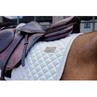 Tapis de selle kentucky Diamond Rope Jumping Blanc