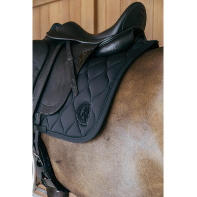 Kentucky Tapis De Selle Absorb - Tapis Cheval 5 Couches Antiglisse Noir Blanc Marron One Size