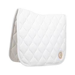 Tapis de selle Kentucky Wave Dressage Blanc Tapis de selle Kentucky Wave Dressage Blanc