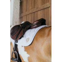 Tapis de selle Kentucky Wave Jumping Blanc
