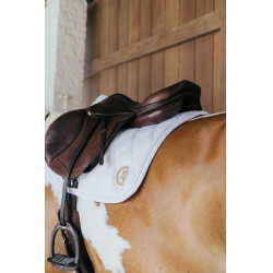 Tapis de selle Kentucky Wave Jumping Blanc Tapis de selle Kentucky Wave Jumping Blanc