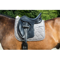 Tapis de selle Dy'on Corduroy Dressage Gris