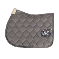 Tapis de selle Dy'on Corduroy Jumping Gris Tapis de selle Dy'on Corduroy Jumping Gris