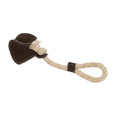 Jouet pour chien Cotton Rope Baseball Kentucky Marron