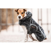 Manteau pour chien Fausse Fourrure Kentucky Gris