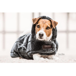 Manteau pour chien Fausse Fourrure Kentucky Gris Manteau pour chien Fausse Fourrure Kentucky Gris