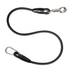 Longe d'attache silicone Kentucky Noir Longe d'attache silicone Kentucky Noir