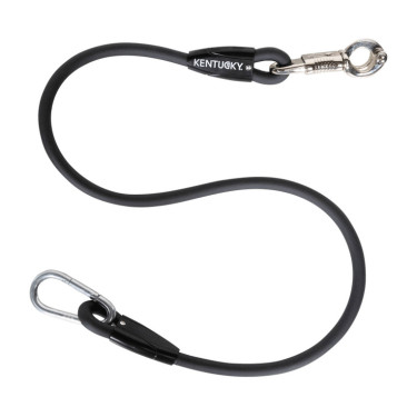Longe d'attache silicone Kentucky Noir Longe d'attache silicone Kentucky Noir