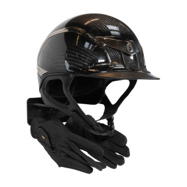 Porte Casque avec Crochet en Acier Grooming Deluxe by Kentucky Noir Porte Casque avec Crochet en Acier Grooming Deluxe by Kentucky Noir