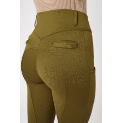 Pantalon Thermique Fond intégral Mira femme Horze Vert sapin Pantalon Thermique Fond intégral Mira femme Horze Vert sapin