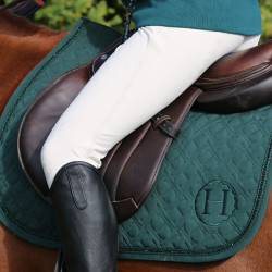 Tapis de Selle Harcour Saphir Jungle Blanc Tapis de Selle Harcour Saphir Jungle Blanc