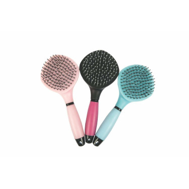 Brosse à crins manche en gel HKM Brosse à crins manche en gel HKM