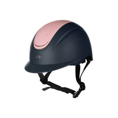 Casque HKM Sydney Kids Bleu foncé / rose