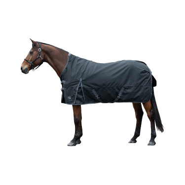 Couverture highneck HKM Glasgow 1200D doublure lisse Noir