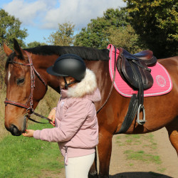 Tapis de selle Rider Harcour Karembar Blush Rose Tapis de selle Rider Harcour Karembar Blush Rose