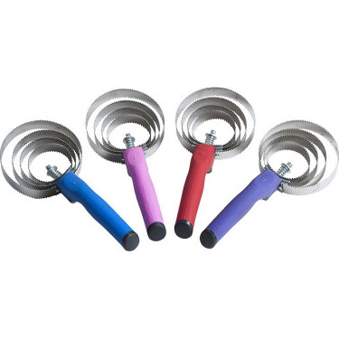 Étrille métallique ronde poignée Soft Étrille métallique ronde poignée Soft