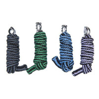 Longe tressée avec mousqueton anti-panique HKM Aléatoire Bleu