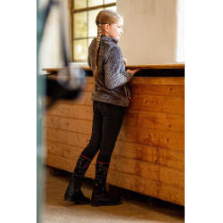 Legging Horze Dea enfant Thermo avec Grip Complet Noir caviar Legging Horze Dea enfant Thermo avec Grip Complet Noir caviar