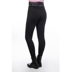 Pantalon femme Hailey fond 1/1 en silicone HKM Noir Pantalon femme Hailey fond 1/1 en silicone HKM Noir
