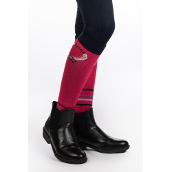 Chaussettes Aymee HKM Rose Chaussettes Aymee HKM Rose