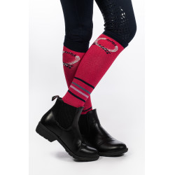 Chaussettes Aymee HKM Rose Chaussettes Aymee HKM Rose