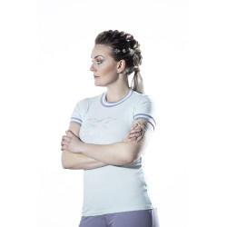 T-shirt Melody HKM Bleu aqua T-shirt Melody HKM Bleu aqua