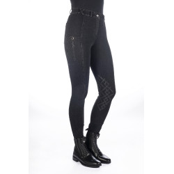 Pantalon femme Harbour Island Denim basanes en silicone HKM Noir Pantalon femme Harbour Island Denim basanes en silicone HKM Noir