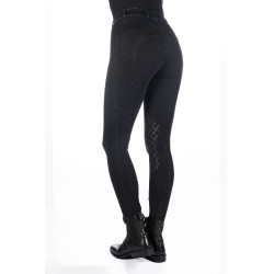 Pantalon femme Harbour Island Denim basanes en silicone HKM Noir Pantalon femme Harbour Island Denim basanes en silicone HKM Noir