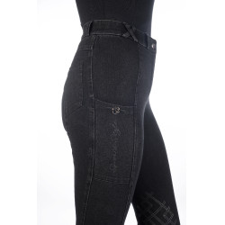 Pantalon femme Harbour Island Denim basanes en silicone HKM Noir Pantalon femme Harbour Island Denim basanes en silicone HKM Noir