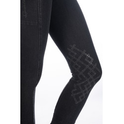 Pantalon femme Harbour Island Denim basanes en silicone HKM Noir Pantalon femme Harbour Island Denim basanes en silicone HKM Noir