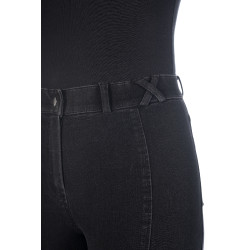 Pantalon femme Harbour Island Denim basanes en silicone HKM Noir Pantalon femme Harbour Island Denim basanes en silicone HKM Noir