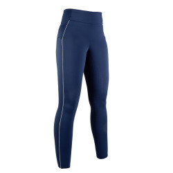 Legging Equilibrio Style fond intégral en silicone HKM Bleu foncé Legging Equilibrio Style fond intégral en silicone HKM Bleu foncé