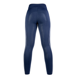 Legging Equilibrio Style fond intégral en silicone HKM Bleu foncé Legging Equilibrio Style fond intégral en silicone HKM Bleu foncé
