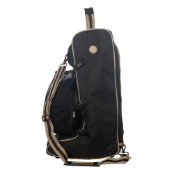 Sac à botte HKM Joules Noir / beige Sac à botte HKM Joules Noir / beige