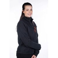 Pull Teddyfleece Unisex HKM Noir Pull Teddyfleece Unisex HKM Noir