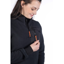 Pull Teddyfleece Unisex HKM Noir Pull Teddyfleece Unisex HKM Noir