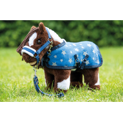 Star set Cuddle Pony HKM Bleu étoiles