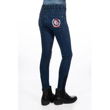 Pantalon enfant Aymee Denim basanes en silicone HKM Pantalon enfant Aymee Denim basanes en silicone HKM
