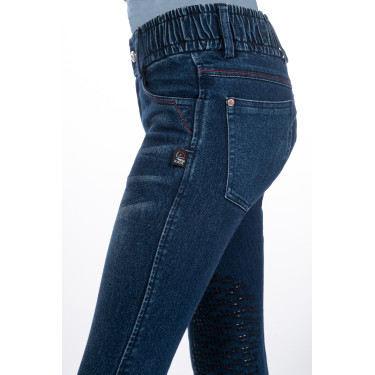 Pantalon enfant Aymee Denim basanes en silicone HKM Pantalon enfant Aymee Denim basanes en silicone HKM