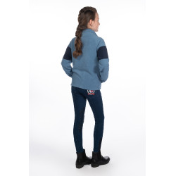 Pantalon enfant Aymee Denim basanes en silicone HKM Bleu foncé Pantalon enfant Aymee Denim basanes en silicone HKM Bleu foncé