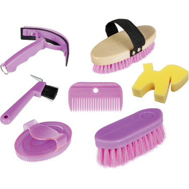 Set de pansage HKM Light set de 6 pièces Set de pansage HKM Light set de 6 pièces