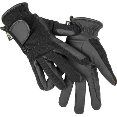 Gants d'hiver en cuir synthétique HKM Gants d'hiver en cuir synthétique HKM