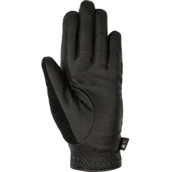 Gants d'hiver en cuir synthétique HKM Noir Gants d'hiver en cuir synthétique HKM Noir